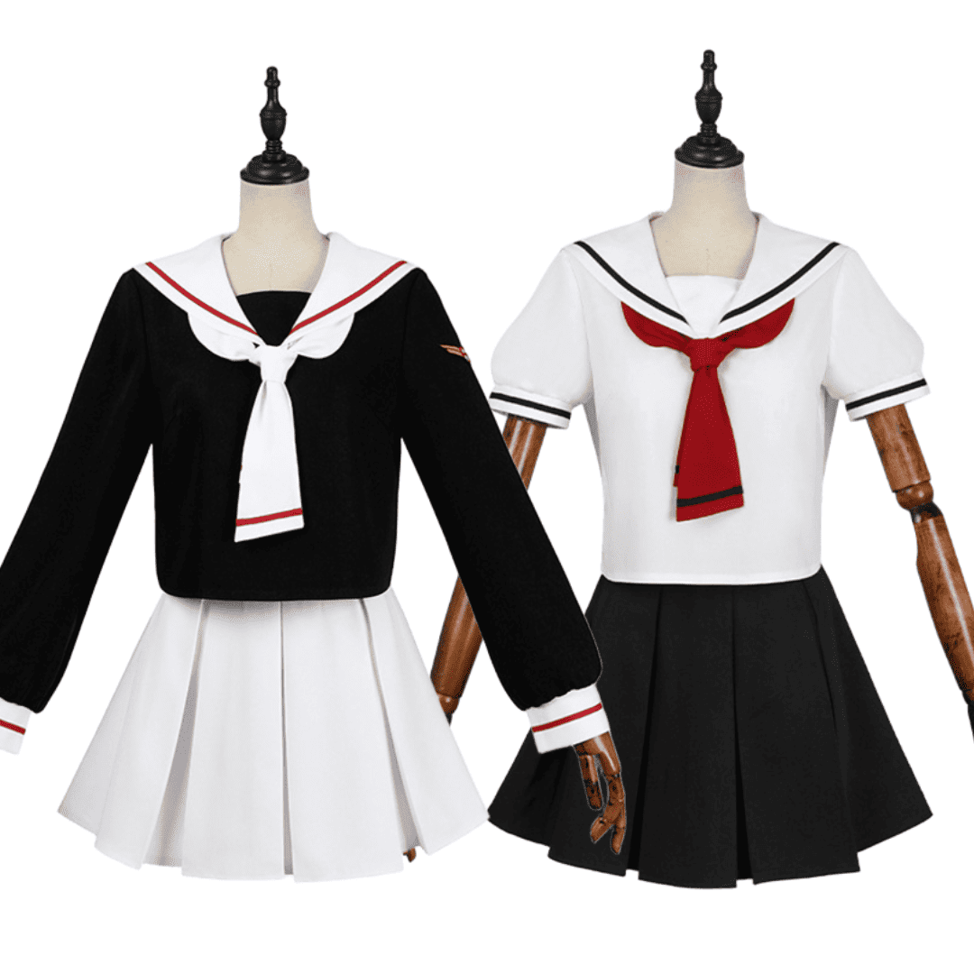 Rolecosplay Card Sakura Japanese School Uniforms Sailor Suit Cosplay Costume