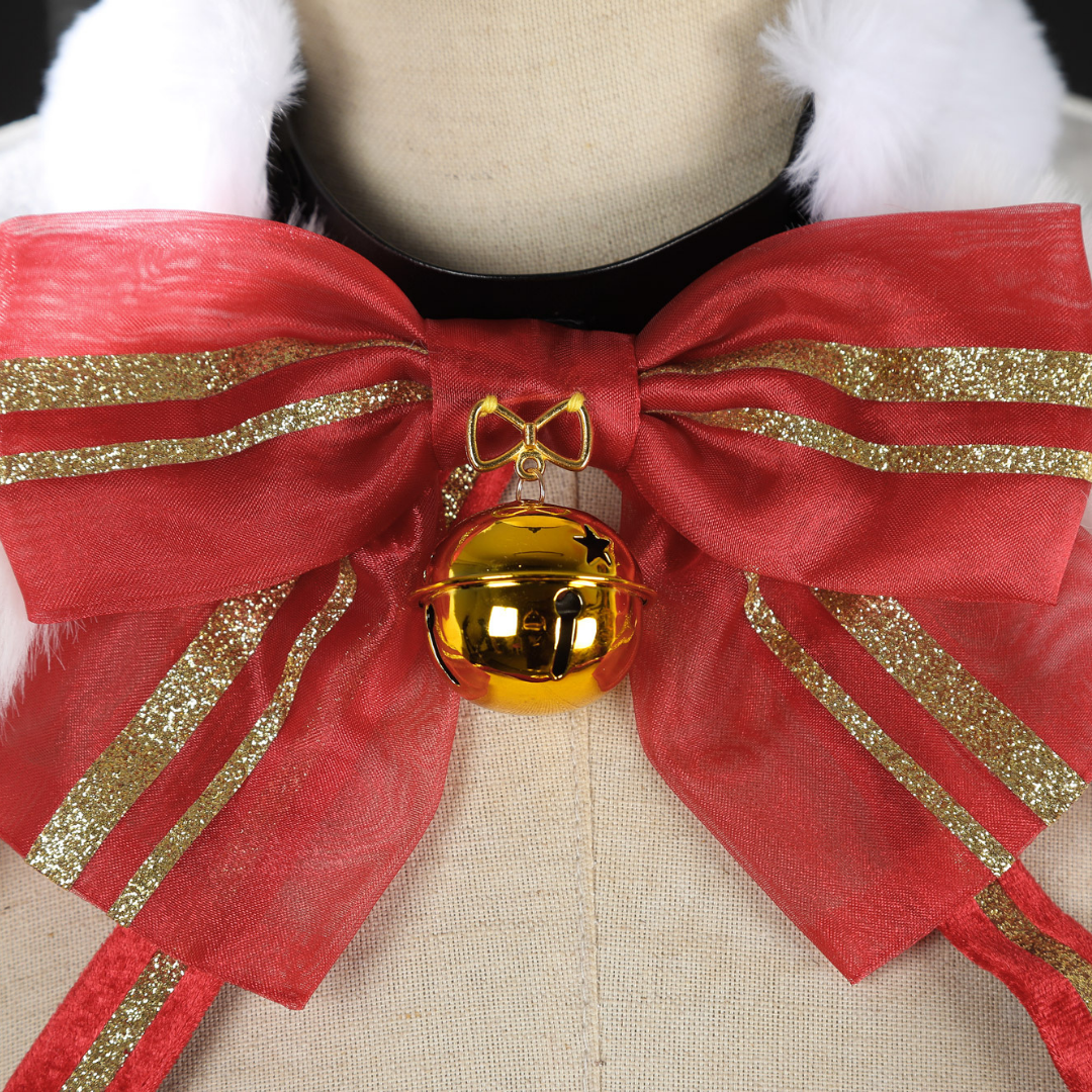 Rolecosplay Christmas Warrior Cosplay Costume Festive Battle Dress