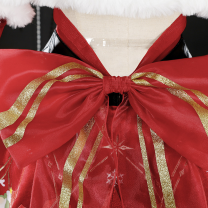 Rolecosplay Christmas Warrior Cosplay Costume Festive Battle Dress