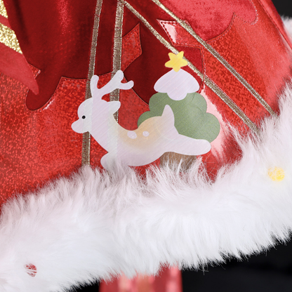 Rolecosplay Christmas Warrior Cosplay Costume Festive Battle Dress