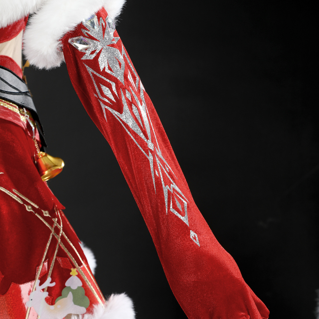 Rolecosplay Christmas Warrior Cosplay Costume Festive Battle Dress