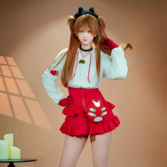Rolecosplay EVA Asuka Langley Christmas Cosplay Costume7