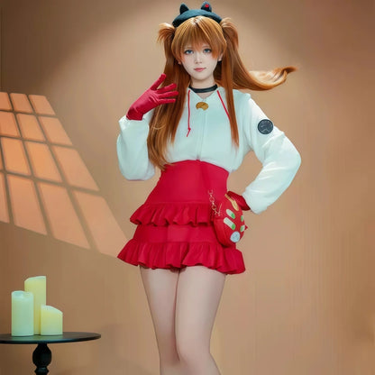 Rolecosplay EVA Asuka Langley Christmas Cosplay Costume8