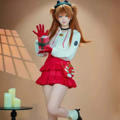 Rolecosplay EVA Asuka Langley Christmas Cosplay Costume9