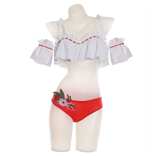 Rolecosplay FFXIV Eternal Summer Swimsuit Cosplay Bikini Set