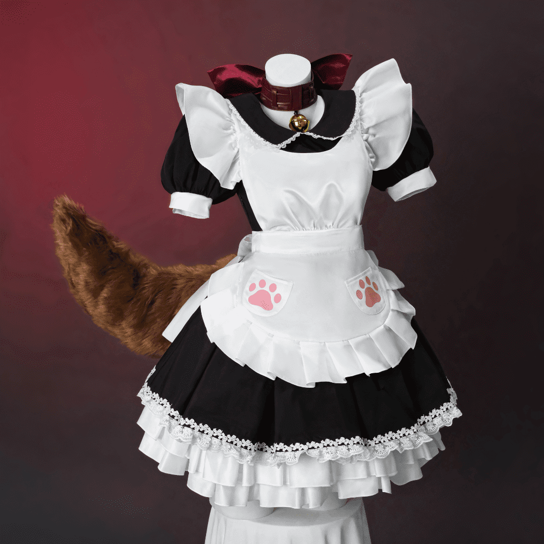 Rolecosplay FGO Tamamo Cat Maid Cosplay Costume Fate Outfit