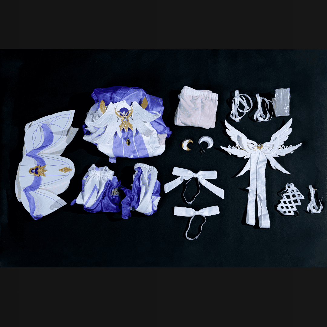 Rolecosplay Game Genshin Impact Columbina Women Dress Cosplay Outfits