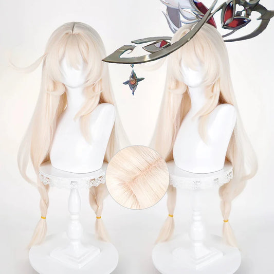Rolecosplay Genshin Impact Alice Pink-gold 98cm Halloween Cosplay Wig
