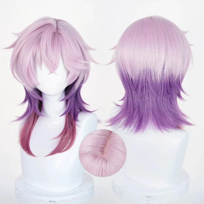 Rolecosplay Genshin Impact Durin 55cm Mixed Colors Cosplay Wig1