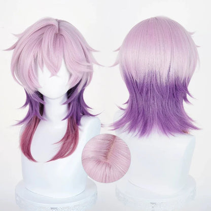 Rolecosplay Genshin Impact Durin 55cm Mixed Colors Cosplay Wig1