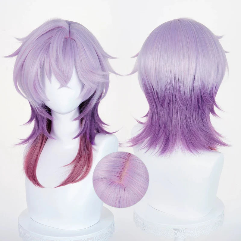 Rolecosplay Genshin Impact Durin 55cm Mixed Colors Cosplay Wig2