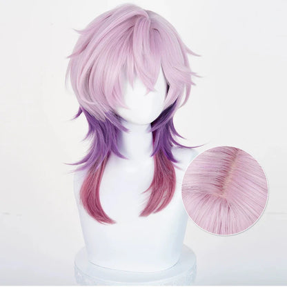 Rolecosplay Genshin Impact Durin 55cm Mixed Colors Cosplay Wig4