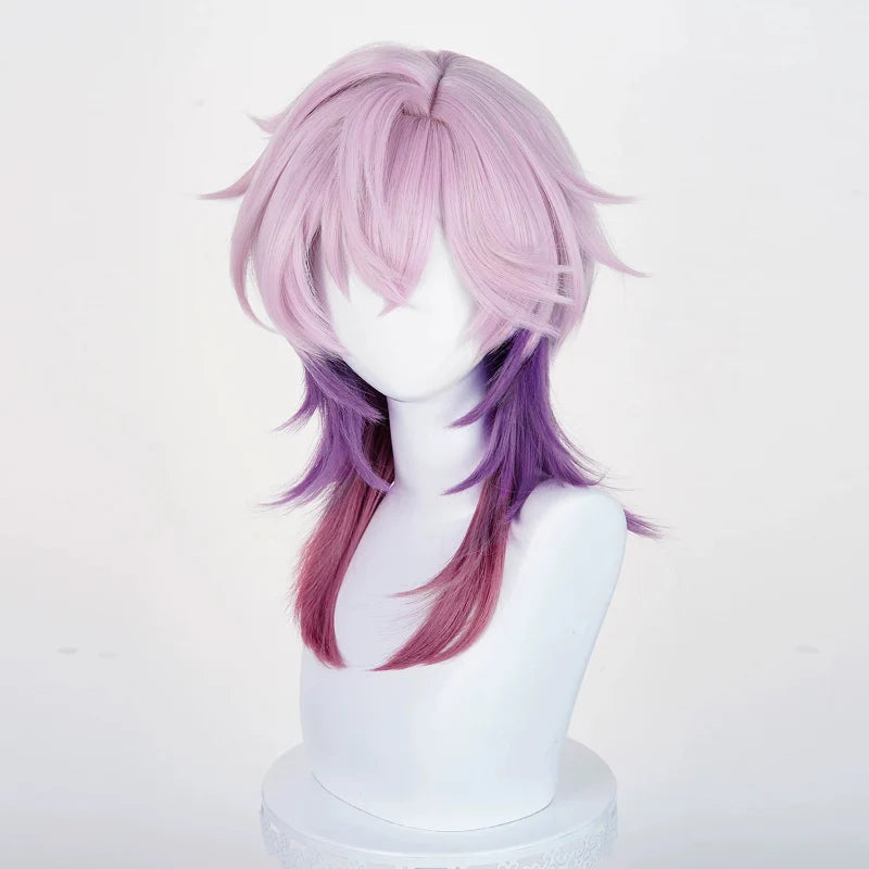 Rolecosplay Genshin Impact Durin 55cm Mixed Colors Cosplay Wig6