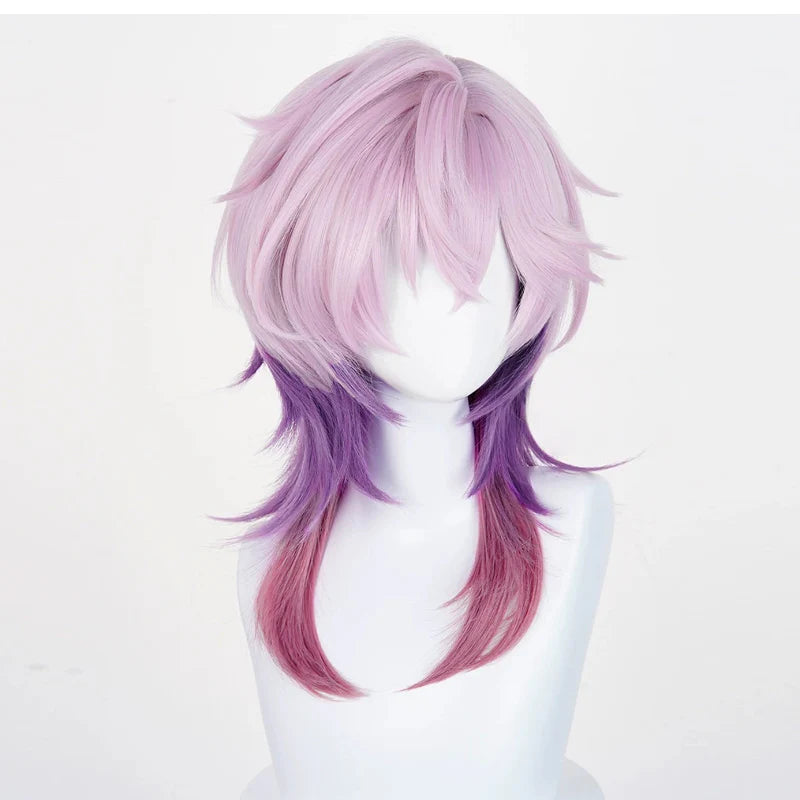 Rolecosplay Genshin Impact Durin 55cm Mixed Colors Cosplay Wig7