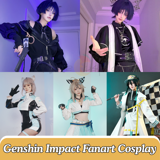 Rolecosplay Genshin Impact  Fanart Cosplay Costume– High Quality In Stock