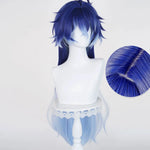 Rolecosplay Genshin Impact Flins Blue Gradient 85cm Halloween Cosplay Wig1