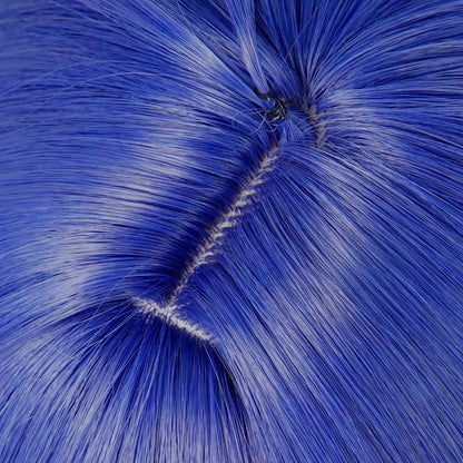 Rolecosplay Genshin Impact Flins Blue Gradient 85cm Halloween Cosplay Wig5