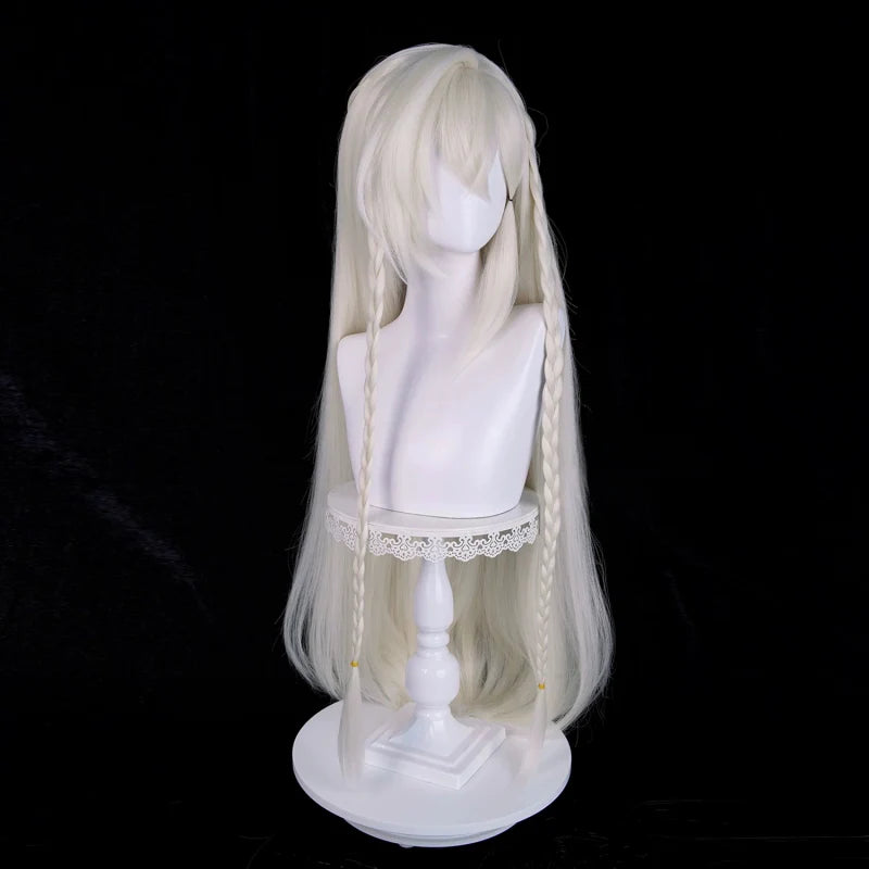 Rolecosplay Genshin Impact Istaroth Gray-gold 98cm Halloween Cosplay Wig2