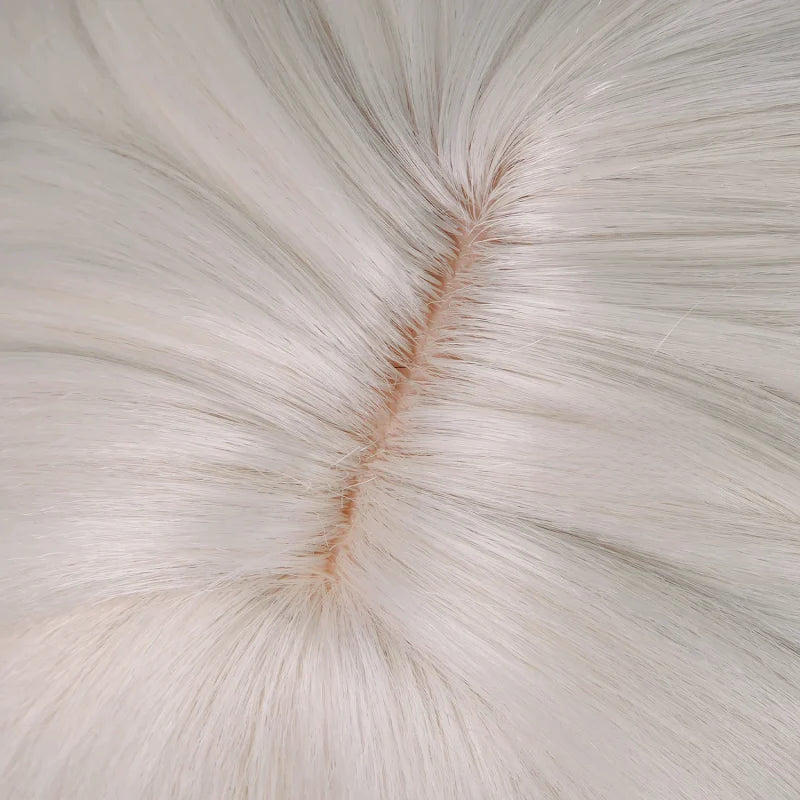 Rolecosplay Genshin Impact Istaroth Gray-gold 98cm Halloween Cosplay Wig4
