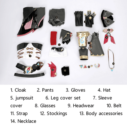 Rolecosplay Genshin Impact Jahoda Cosplay Costume In Stock full set