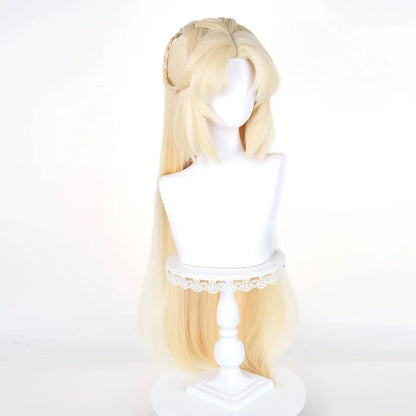 Rolecosplay Genshin Impact Nicole Reeyn 100cm Gold Cosplay Wig1