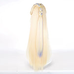 Rolecosplay Genshin Impact Nicole Reeyn 100cm Gold Cosplay Wig4