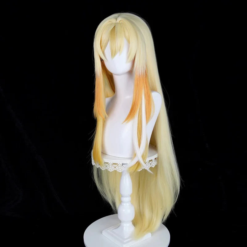  Rolecosplay Genshin Impact Rhinedottir Naberius 98cm Halloween Cosplay Wig2