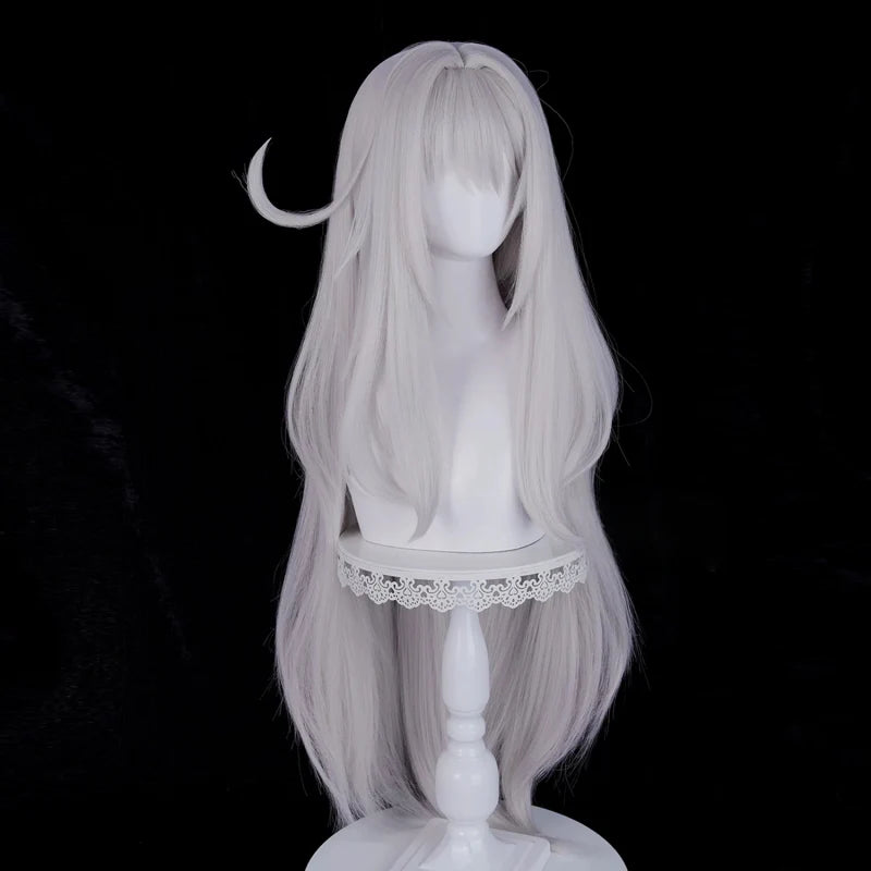  Rolecosplay Genshin Impact Ronova Gray 98cm Halloween Cosplay Wig3