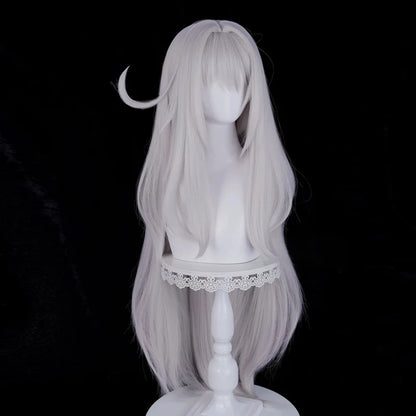  Rolecosplay Genshin Impact Ronova Gray 98cm Halloween Cosplay Wig3