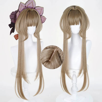 Rolecosplay Genshin Impact Sandrone Marionette Brown 75cm Halloween Cosplay Wig