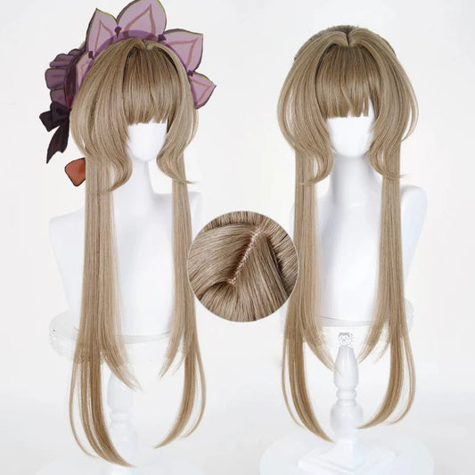 Rolecosplay Genshin Impact Sandrone Marionette Brown 75cm Halloween Cosplay Wig