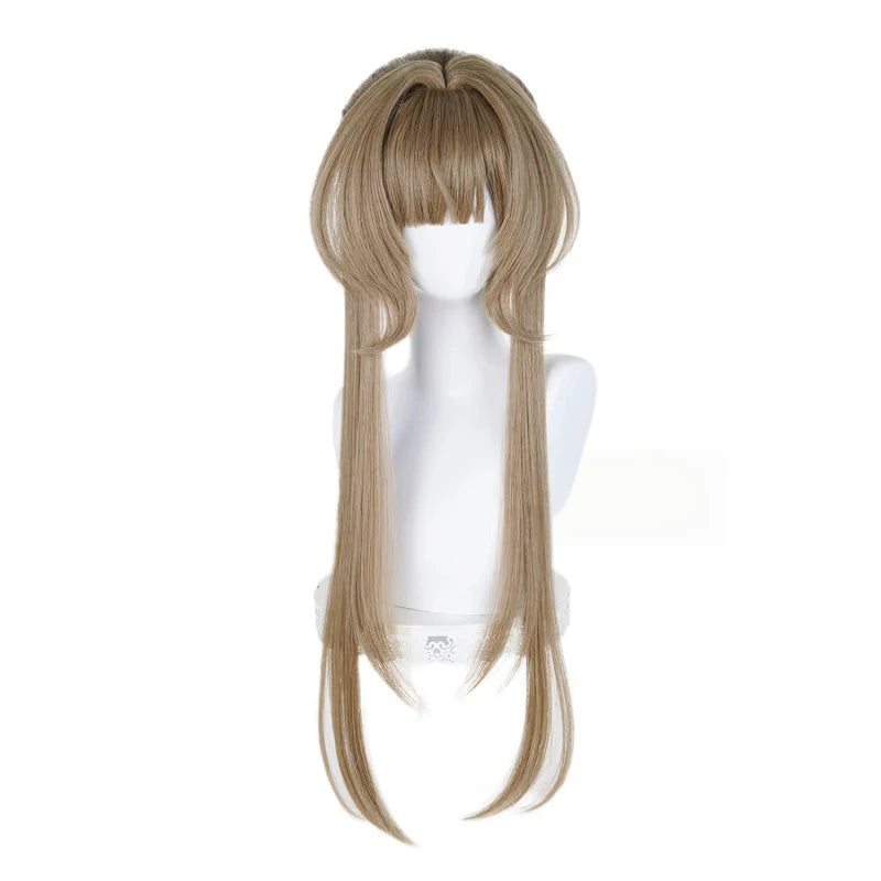 Rolecosplay Genshin Impact Sandrone Marionette Brown 75cm Halloween Cosplay Wig1