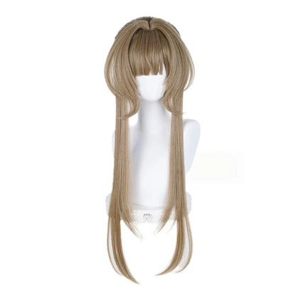 Rolecosplay Genshin Impact Sandrone Marionette Brown 75cm Halloween Cosplay Wig1