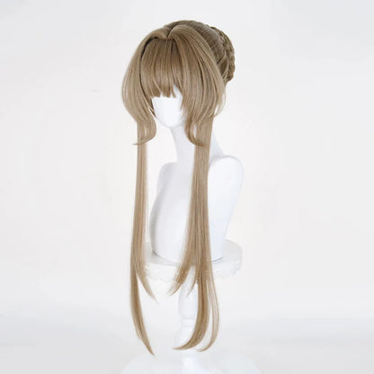 Rolecosplay Genshin Impact Sandrone Marionette Brown 75cm Halloween Cosplay Wig3
