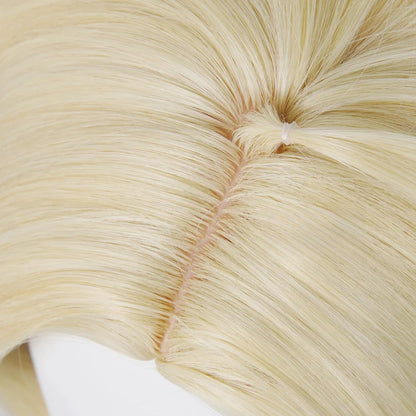 Rolecosplay Genshin Impact Varka Gold 35cm Halloween Cosplay Wig3