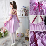 Rolecosplay_Kato_Megumi_Pink_Pyjamas_Dress_Cosplay_Costume