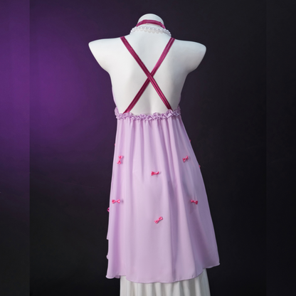Rolecosplay_Kato_Megumi_Pink_Pyjamas_Dress_Cosplay_Costume