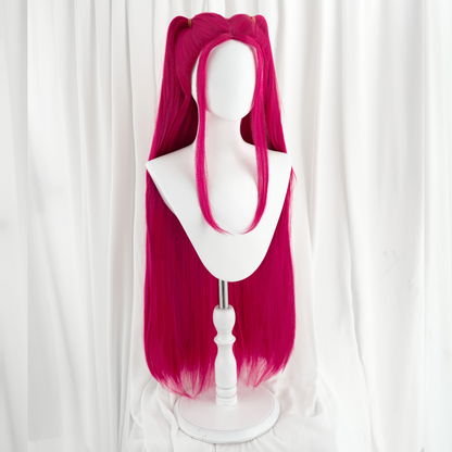 Rolecosplay Kpop Demon Hunter Mira Cosplay Wig Red Long Wig