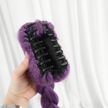 Rolecosplay Kpop Demon Hunter Rumi Cosplay Wig Purple Braid