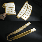 Rolecosplay Kpop Demon Hunter Zoey Golden Black Set Cosplay Costume