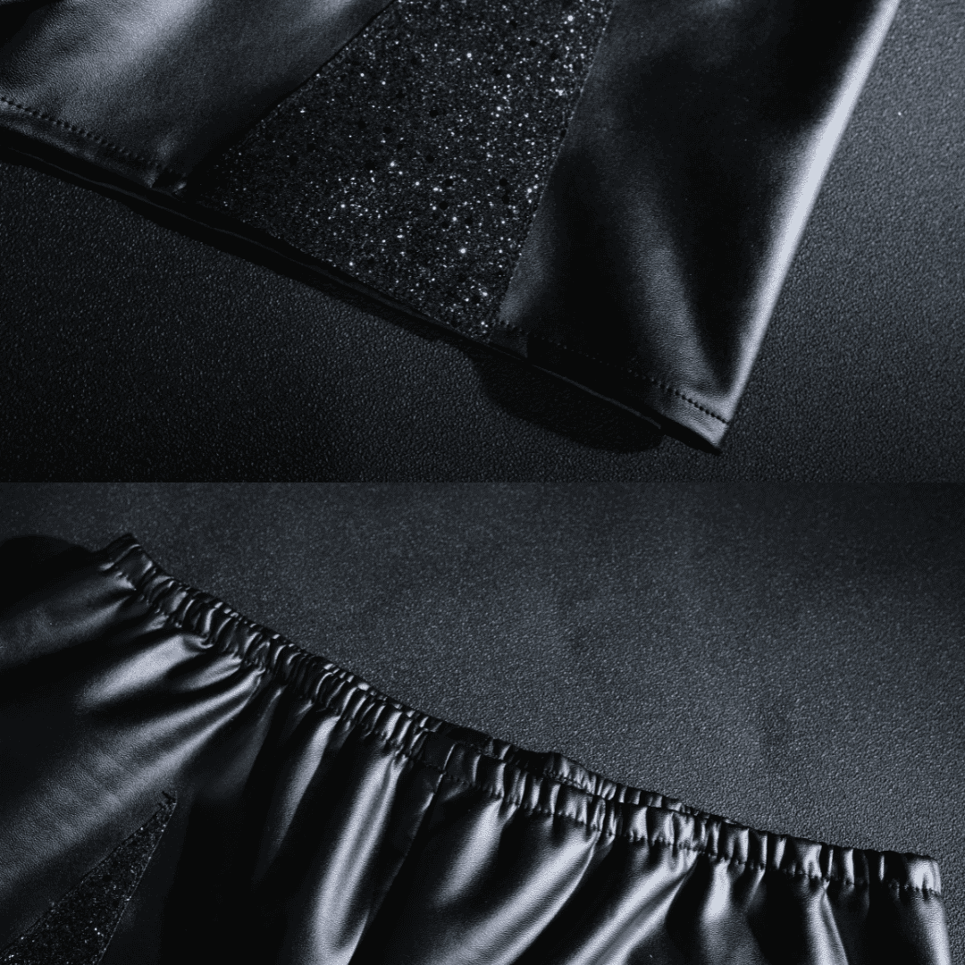 Rolecosplay Kpop Demon Hunter Zoey Golden Black Set Cosplay Costume