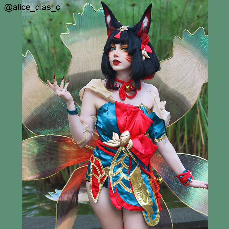 【Ready To Ship】Rolecosplay LOL After Hours Ahri Spirit Blossom Cosplay Costume