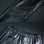 Black satin pants on a dark background Rolecosplay LOL Aphelios Cosplay Costume