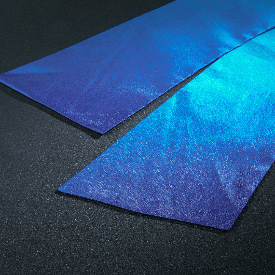 Two blue textured sheets on a dark surface Rolecosplay LOL Aphelios Cosplay Costume
