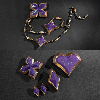 Rolecosplay LOL Golden Spatula Perfume Gem Ahri Cosplay Costume