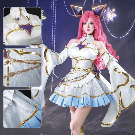 Rolecosplay LOL Golden Spatula Perfume Gem Ahri Cosplay Costume set