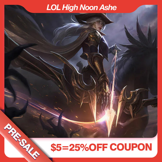 Rolecosplay LOL High Noon Ashe Cosplay Costume pre sale
