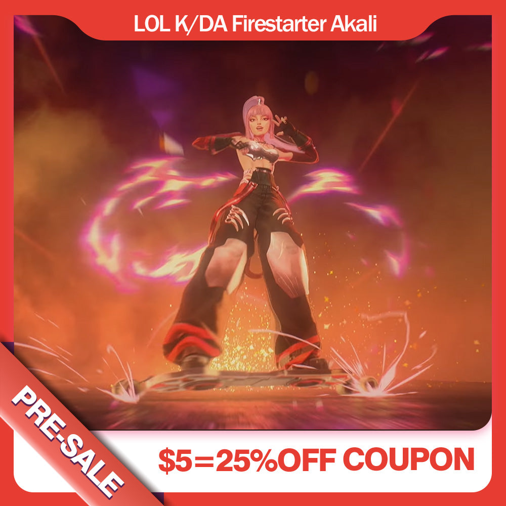 Rolecosplay LOL K/DA Firestarter Akali Cosplay Costume Pre-Sale