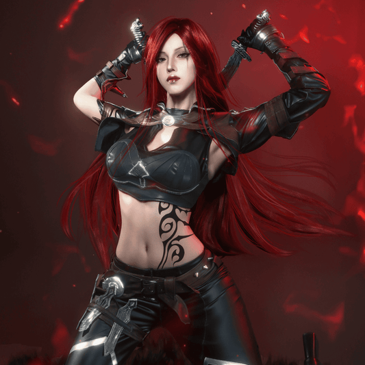 Rolecosplay LOL Katarina the Sinister Blade Cosplay Costume