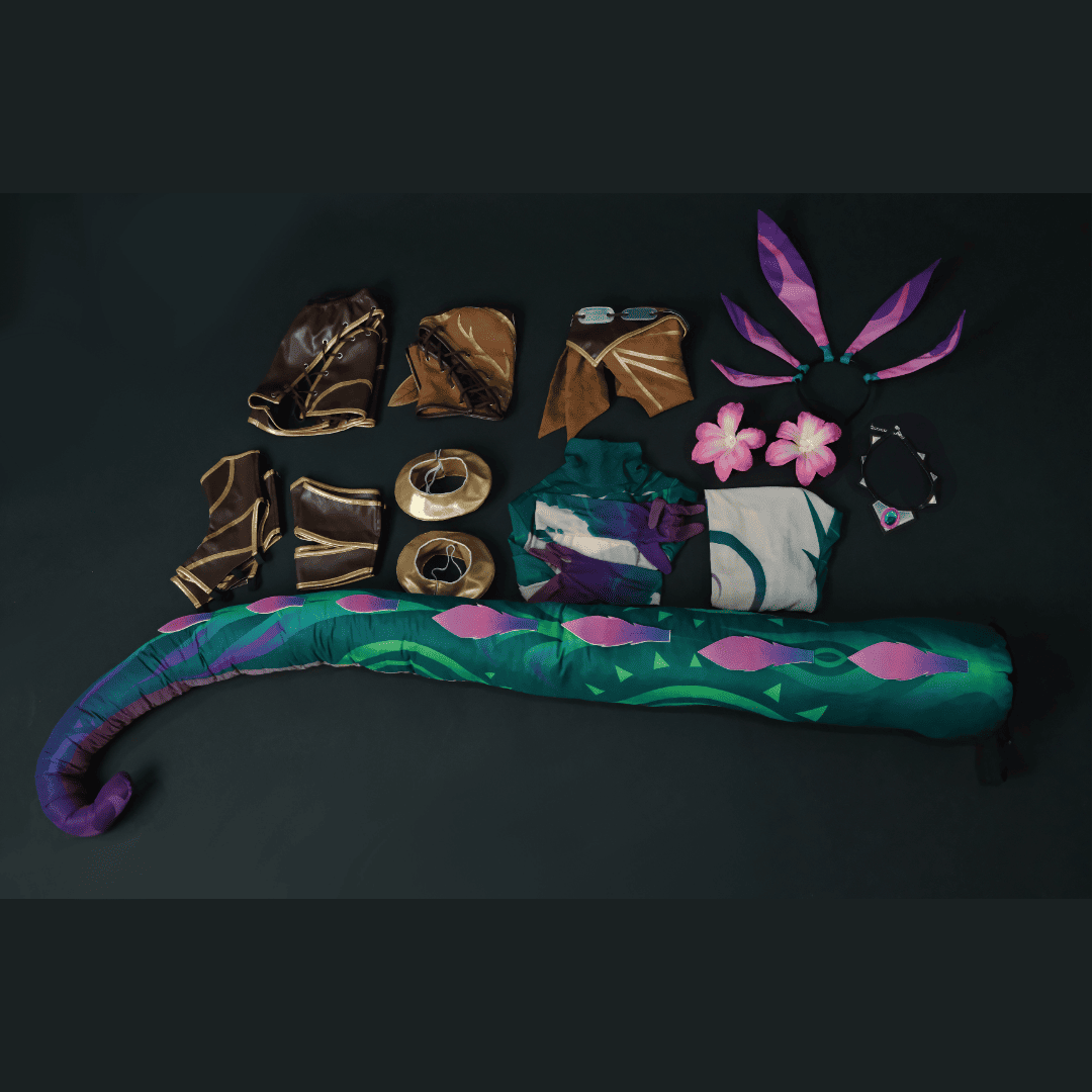 Rolecosplay LOL League Of Legends Neeko Cosplay Costume full set